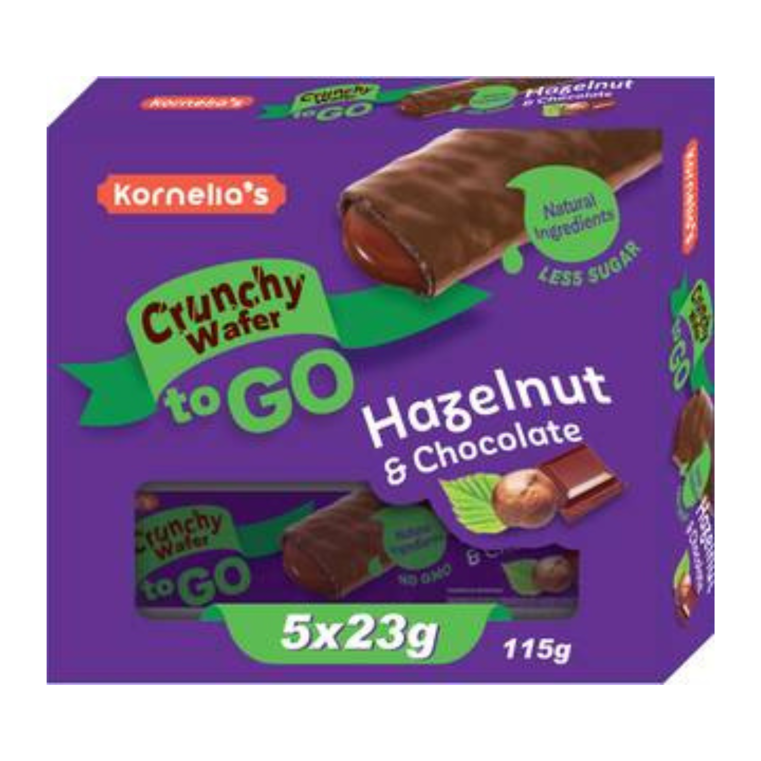 Kornella’s Crunchy Wafer To Go – Hazelnut & Chocolate