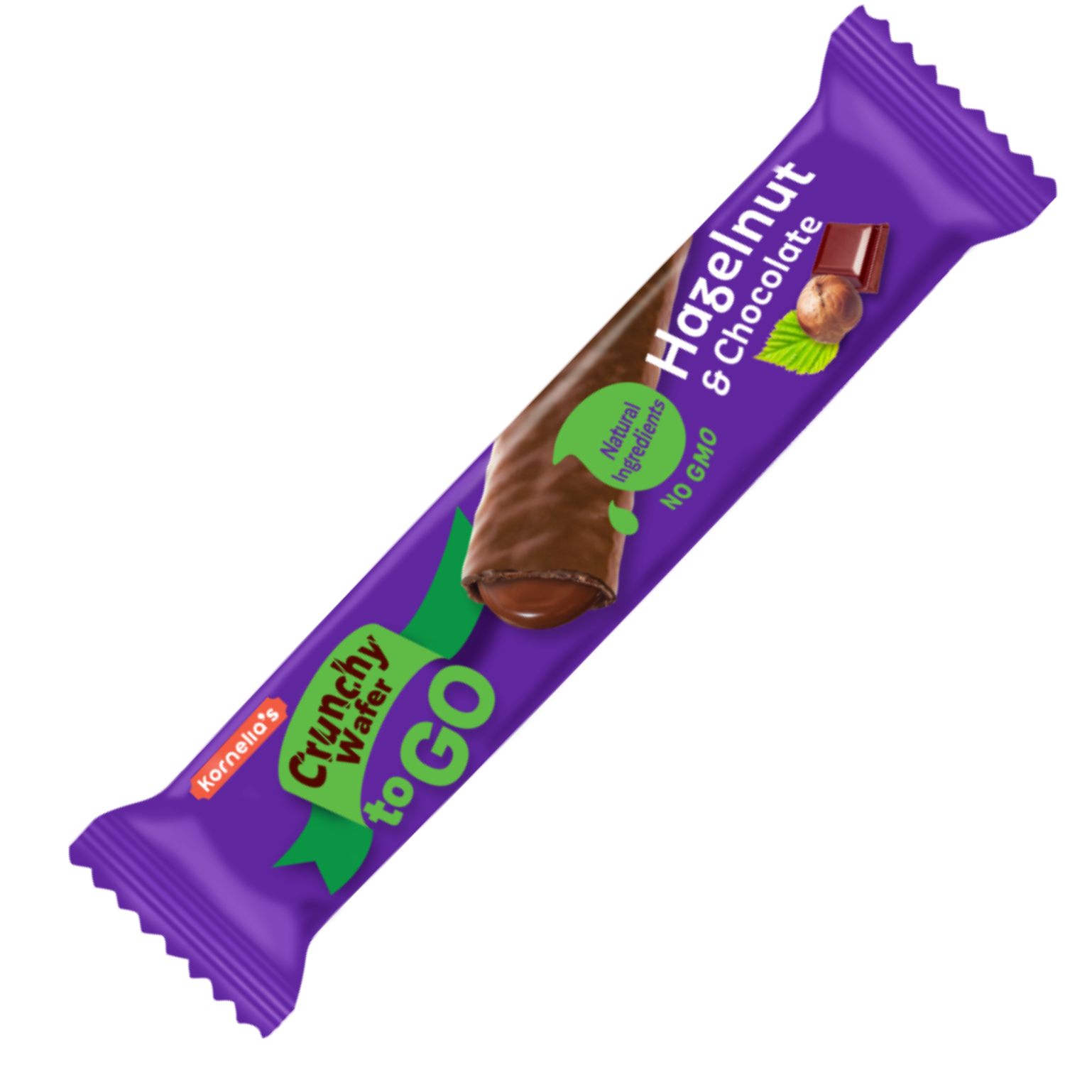 Kornella’s Crunchy Wafer To Go – Hazelnut & Chocolate