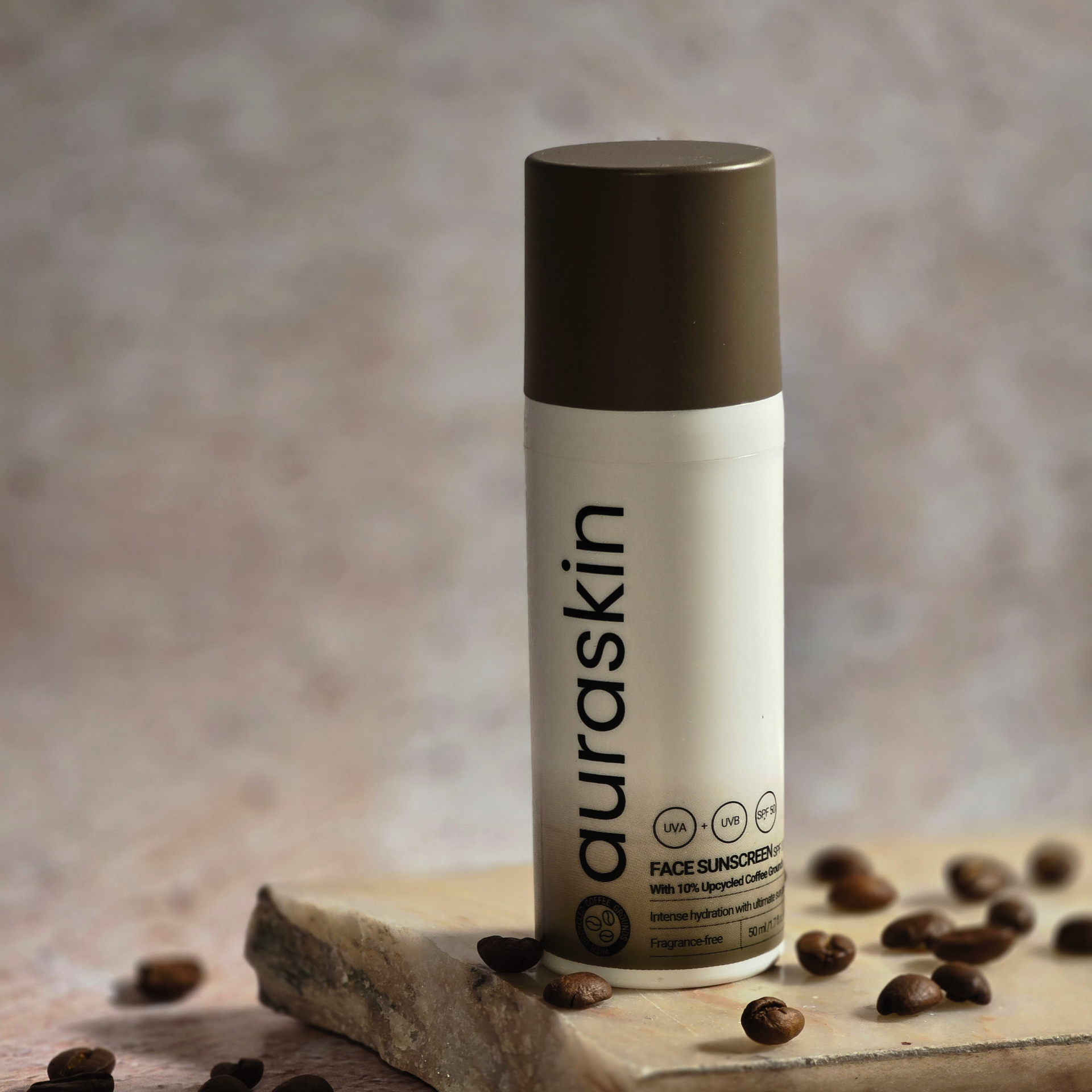 Auraskin Face Sunscreen SPF 50+ – Scent Free 50ml