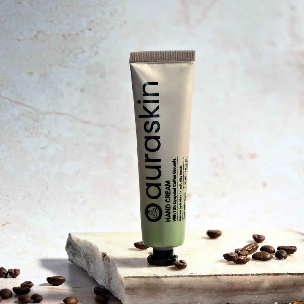 Auraskin Coffee Infused Hand Cream – Nourishing & Revitalizing Care