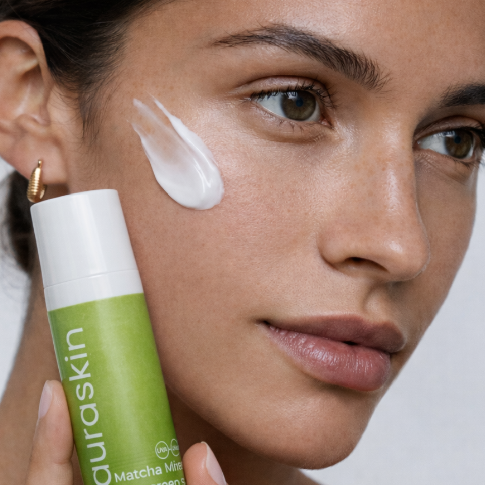 Auraskin Matcha Mineral Sunscreen SPF 50