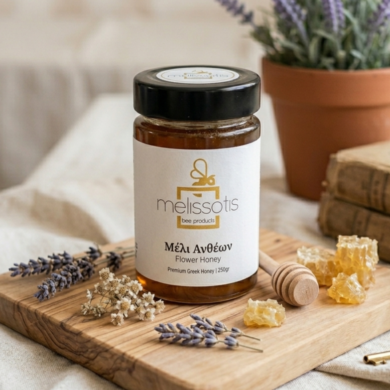 Melissotis Greek Blossom Honey – 250g