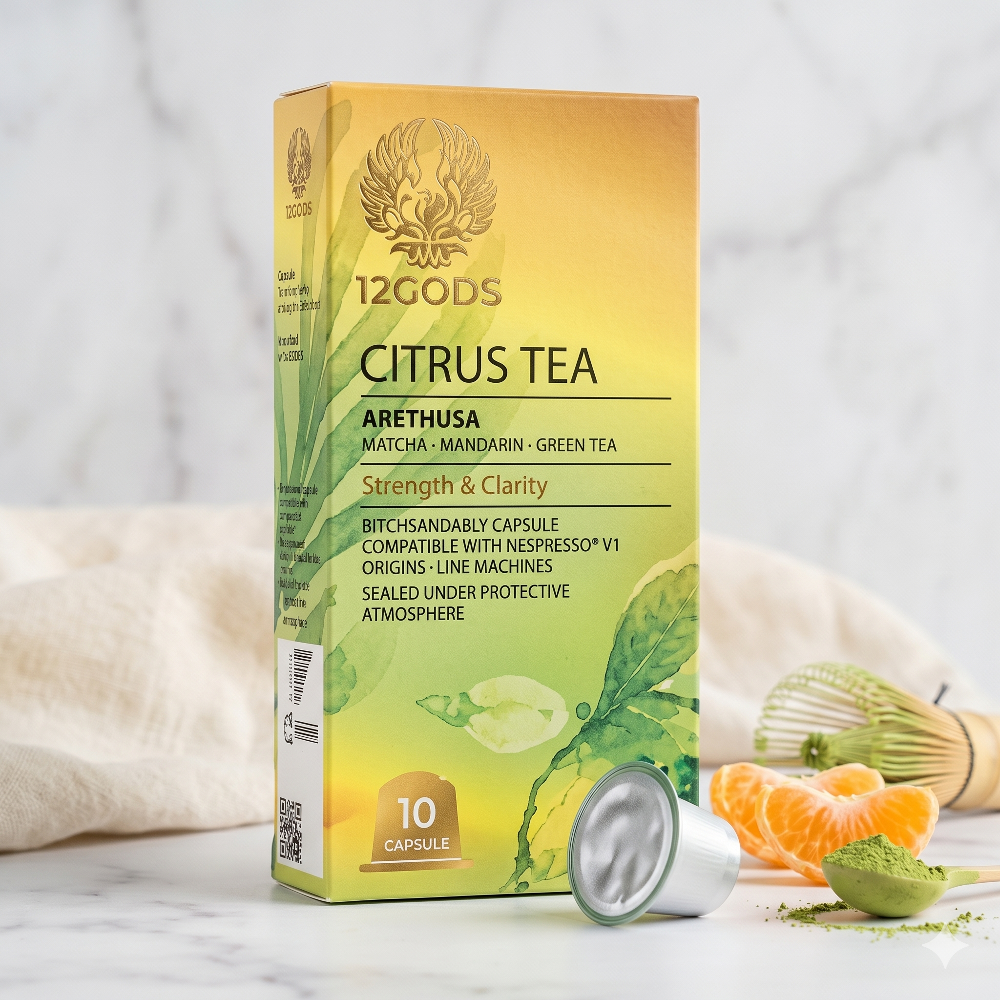 Arethusa Matcha Green Tea with Mandarin – Clarity Blend