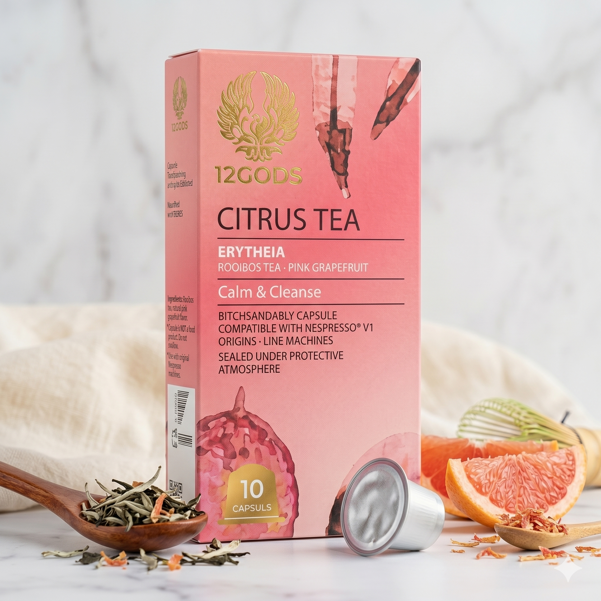 Erytheia Rooibos with Pink Grapefruit – Calm & Cleanse Blend