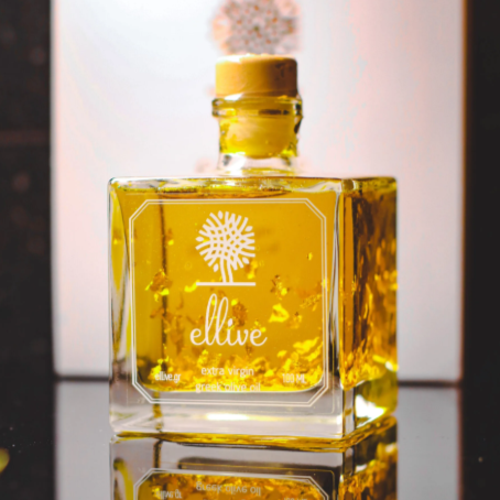 Ellive Golden Premium Extra Virgin Olive Oil with Edible Gold