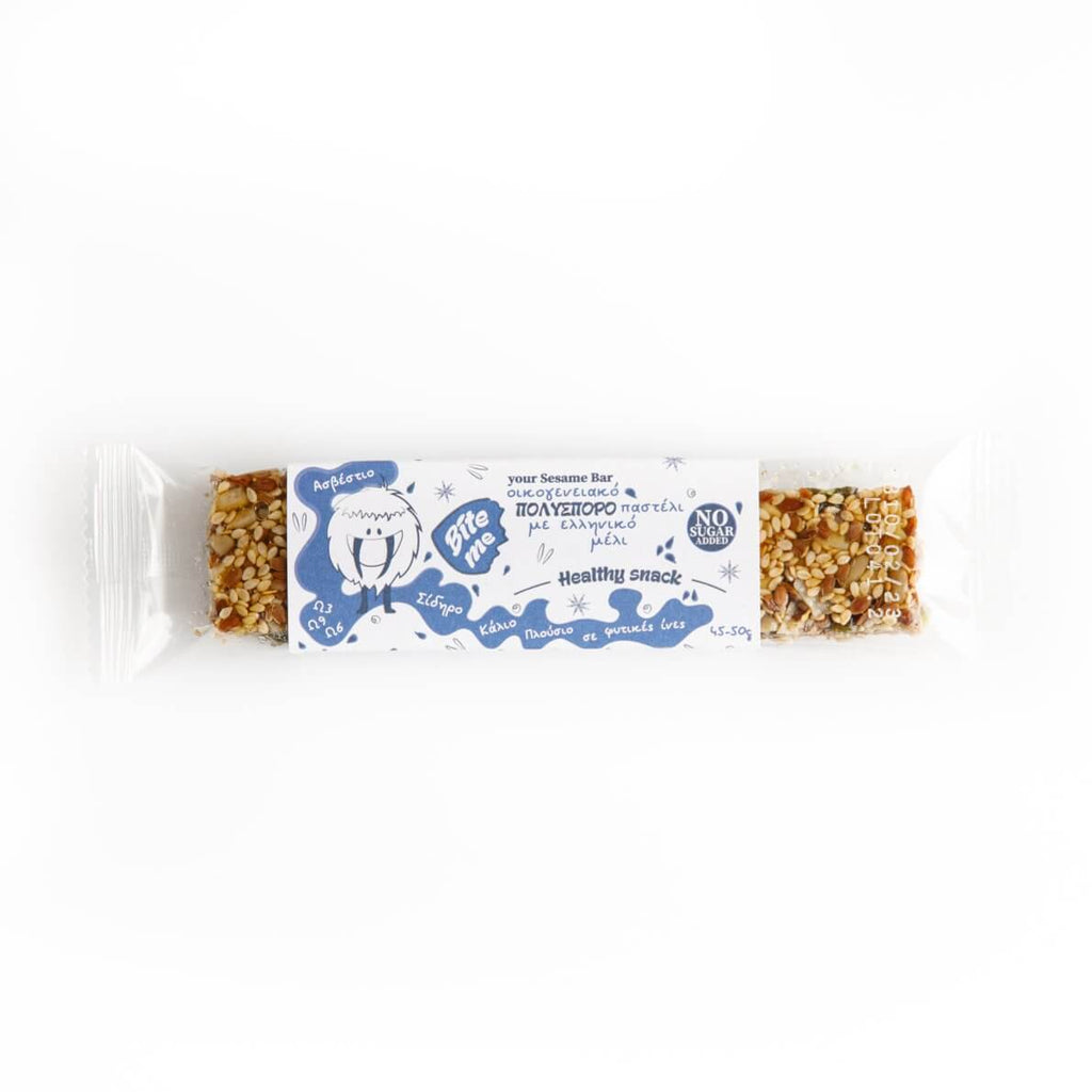 Alabasinis Honey Bar with Sesame – Natural Energy Snack with Propolis