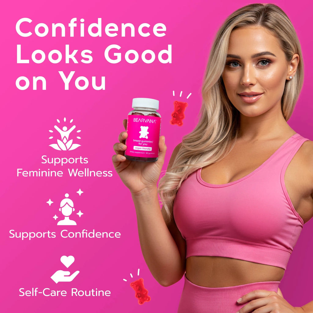 BEARVANA Breast Gummies for Women Support Organic Balance and Confidence
